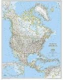 North America Classic [Tubed] (National Geographic Reference Map)