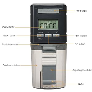 Fish Feeder Automatic Fish Feeder Battery Operated Aquarium Tank