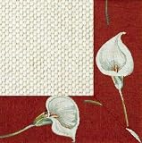 Fibreworks Fifth Avenue Villa - 871 Cotton Bloom Bordered with 5 Padded Mitered Woven Tapestry 111