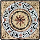 Handmade Marble Mosaic Stone Art Tile Wall Floor, 40