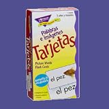 Flash Cards, Spanish, Picture Words, 96/BX, Sold as 1 box