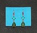 Avon Geometric Linear Earring Faux Color Shaped Stones