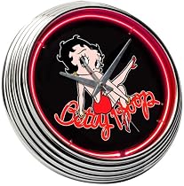 Betty Boop Neon Clock
