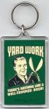 Retro Spoofs - Yard Work - Acrylic Keychain