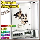 DOGS German Shepherd Digital DOG Alarm Clock W/light