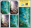 Bridge Gift Set - Butterfly Dance - Double Deck Playing Cards - Score Pad - 2 Sets of Tallies
