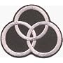 Led Zeppelin 3 Rings (John Bonham's Symbol) Embroidered Iron On or Sew On Patch