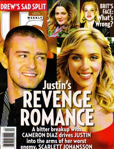 Justin Timberlake & Scarlett Johansson Cover Us Weekly Magazine January 22, 2007