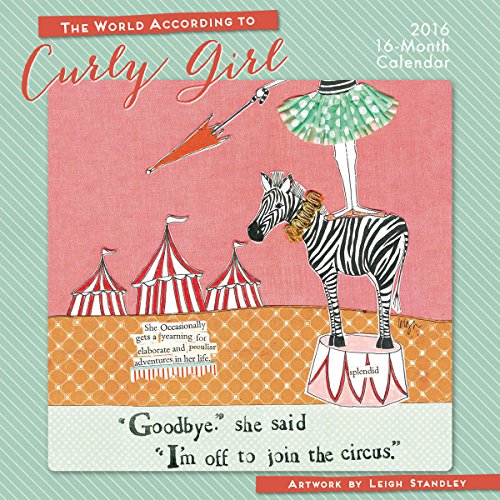 World According to Curly Girl 2016 Wall Calendar