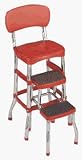Cosco Home and Office Products 11120RED1 Retro Chair/Step Stool, Red