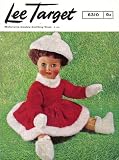 Lee Target Dolls Clothes Skating Outfit Knitting Pattern: Dress, Cap, Boots and Mittens  (To fit 18 doll)