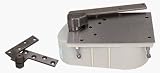 C.R. LAURENCE 27105SH0RHDU CRL Dark Bronze Rixson® 27 Series Right Hand 3/4 Offset 105 Degree Selective Hold-Open Floor Mounted Closer - Complete Package