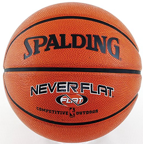 Spalding Never Flat Outdoor Official Size Basketball