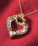 10K Gold Mother and Child Necklace