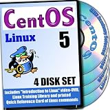 CentOS 5.6 Linux, 4-disks DVD Installation and Reference Set, Ed.2011