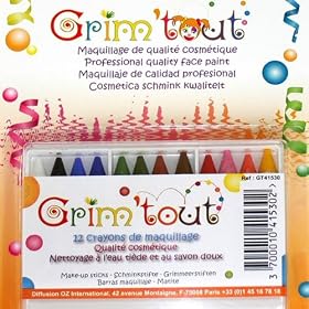 Oz international - 12 crayons de maquillage - Grim'Tout