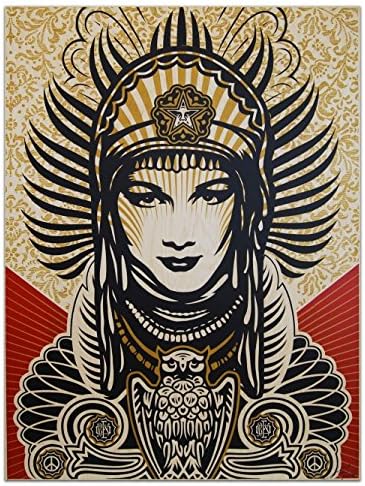 P1517 Shepard Fairey Peace Goddess Art . Print On Quality Home Decor Poster - Home Decor Poster