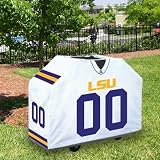 NCAA LSU Tigers White Jersey BBQ Grill Cover