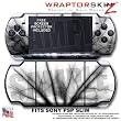 Lightning Black WraptorSkinz Skin and Screen Protector Kit fits Sony PSP Slim
