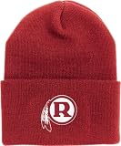 Reebok Washington Redskins Burgundy Retro Logo Cuffed Knit Beanie