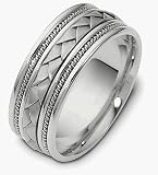 9mm Platinum Comfort Fit Wedding Band Ring