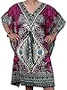 Short Caftan Pink Dashiki Dress Printed Summer Dress Short Kaftan Indian