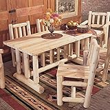UPC 779711002138 product image for Cedarlooks 020021C Log Harvest Family Dining Table | upcitemdb.com