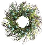 Tag Willow and Twig Egg Wreath, 24-Inches Diameter
