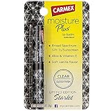 Carmex Moisture Plus Lip Balm SPF 15 Clear, Gloss Finish, Assorted Colors, 0.08 oz