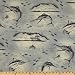 44'' Wide Hoffman Tropical Ocean Fish Light Aqua Fabric By The Yard