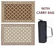Reversible Mat 116097 Brown & Beige Garden Mat 6' X 9'