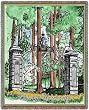 Emory Univ Haygood Hopkins Throw - 70 x 54 Blanket/Throw - Emory Eagles
