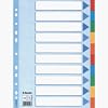 Esselte Register A4 160g/qm Karton 10-teilig