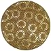 Swirl Beaded Charger Placemat in Gold - 14