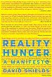 Reality Hunger: A Manifesto