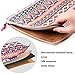 Inateck 13.3 Inch Bohemian Macbook Air/ MacBook Pro Retina Ultrabook Netbook Envelope Cover Sleeve Carrying Protector Case Bag with a Bonus Mouse Bag, Opera Pink [Size: 13.3-Inch, Canvas Fabric]