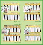Multiplication & Division - In Order & Random - 4 Magic Mat Pack (6 - 11 years) - 4 Dry Wipe Pens