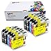HIINK Comaptible Ink Cartridge Replacement for Brother LC-103 LC101 LC103XL ink use with Brother MFC-J245 MFC-J285DW MFC-J450DW MFC-J475DW MFC-J650DW MFC-J870DW MFC-J875DW(4BK 2C 2M 2Y, 10-Pack)
