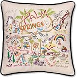 Palm Springs Decorative Embroidered Throw Pillow. Free Shipping!