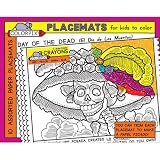 Day of the Dead Placemats & Crayons Art Set