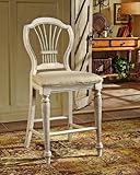 Counter Bar Stool - Wilshire Non-swivel Counter Stools In Antique White (se ....