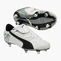 PUMA v-Kon II L Soft Ground Football Boots - White/Black/Silver