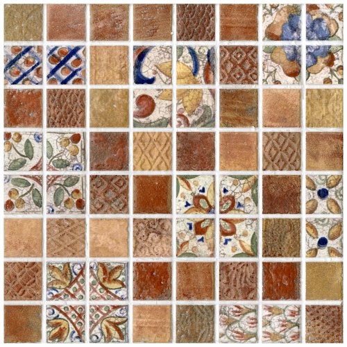 Tesselar Valise 3 7-13/16 X 7-13/16 Inch Ceramic Wall Tile (10 Pcs/4.17 Sq. Ft. Per Case, Ships for )