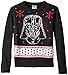 STAR WARS Little Boys' Holiday Vader Sweater, Black, X-Small