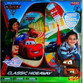  Disney Pixar Cars 2 Classic Hideaway Pop-Up Twist-N-Fold Tent Playhut