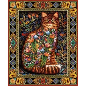 White Mountain Puzzles Tapestry Cat by White Mountain Puzzles