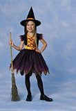 Trick-or-Treat-Witch-Child-Halloween-Costume-Size-4-6-Small-DF3