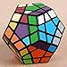 Shengshou Megaminx Brain Teaser Magic Cube Speed Twisty Puzzle Toy, Black (speedcube1)