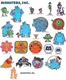 Brother "Monsters Inc" Disney Embroidery Card FREE SHIP
