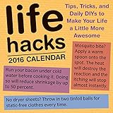 life hacks 2016 day to day calendar